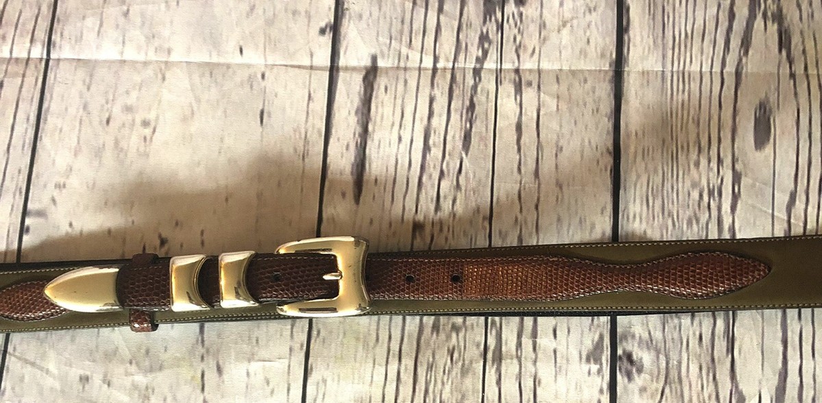 Cale genuine Lizard made in Spain Black Belt s-l1200.jpg main image 2