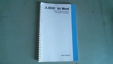 User's Manual - ATARI 1st Word Processing Program for the ST Computer GST