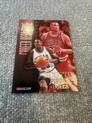 1996-97 Hoops Career Best Game Scottie Pippen #341 Last Dance