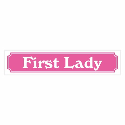 Straßenschild ''First Lady''   Hochwertiges Schild für den Außenbereich 52 x 11 cm