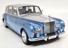 Kyosho 1/18 Rolls Royce Phantom VI Light Blue / Silver Diecast Scale Model Car