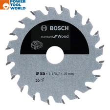 Image of Bosch Standard for Wood Circular Saw Blade for Cordless Saws 85 x 1.1 / 0.7 x...