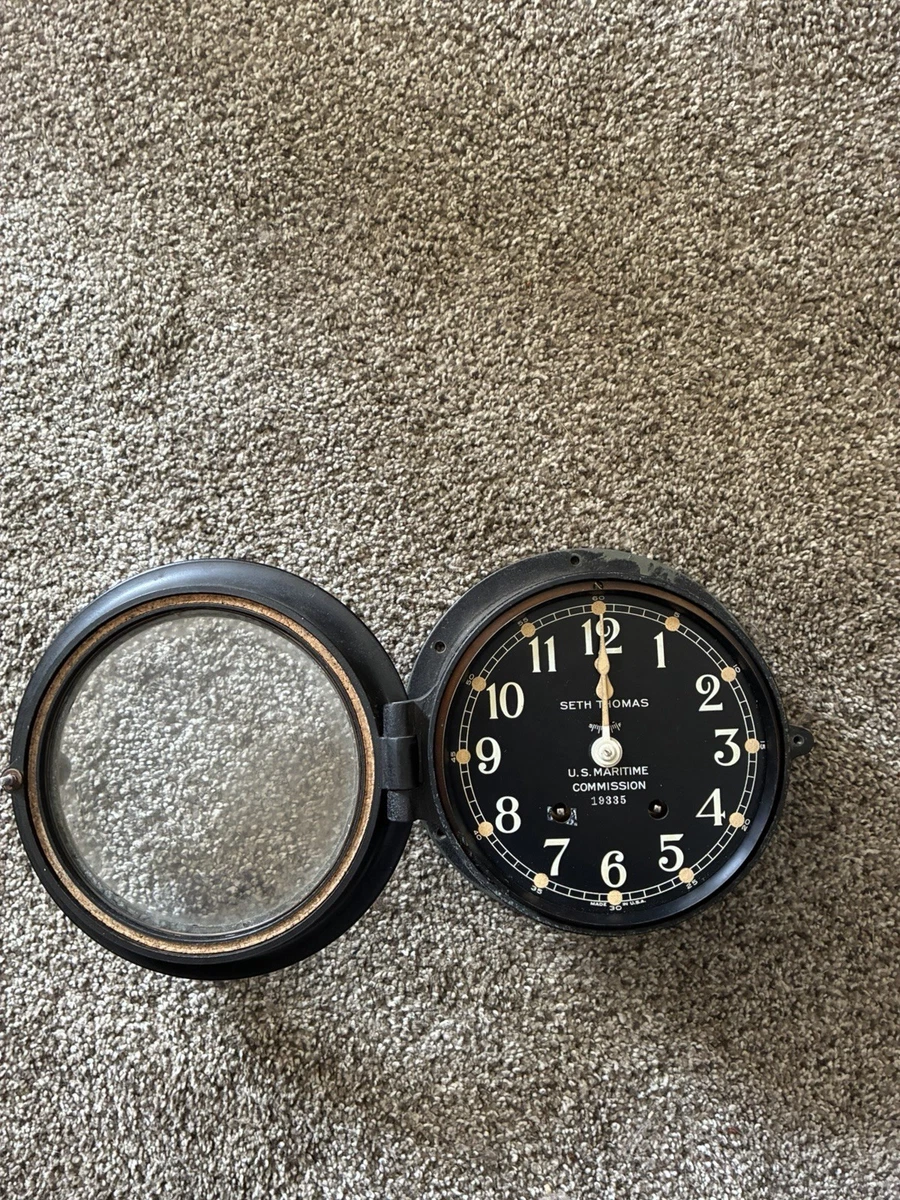Seth Thomas Glass Antique Maritime Clocks for sale | eBay
