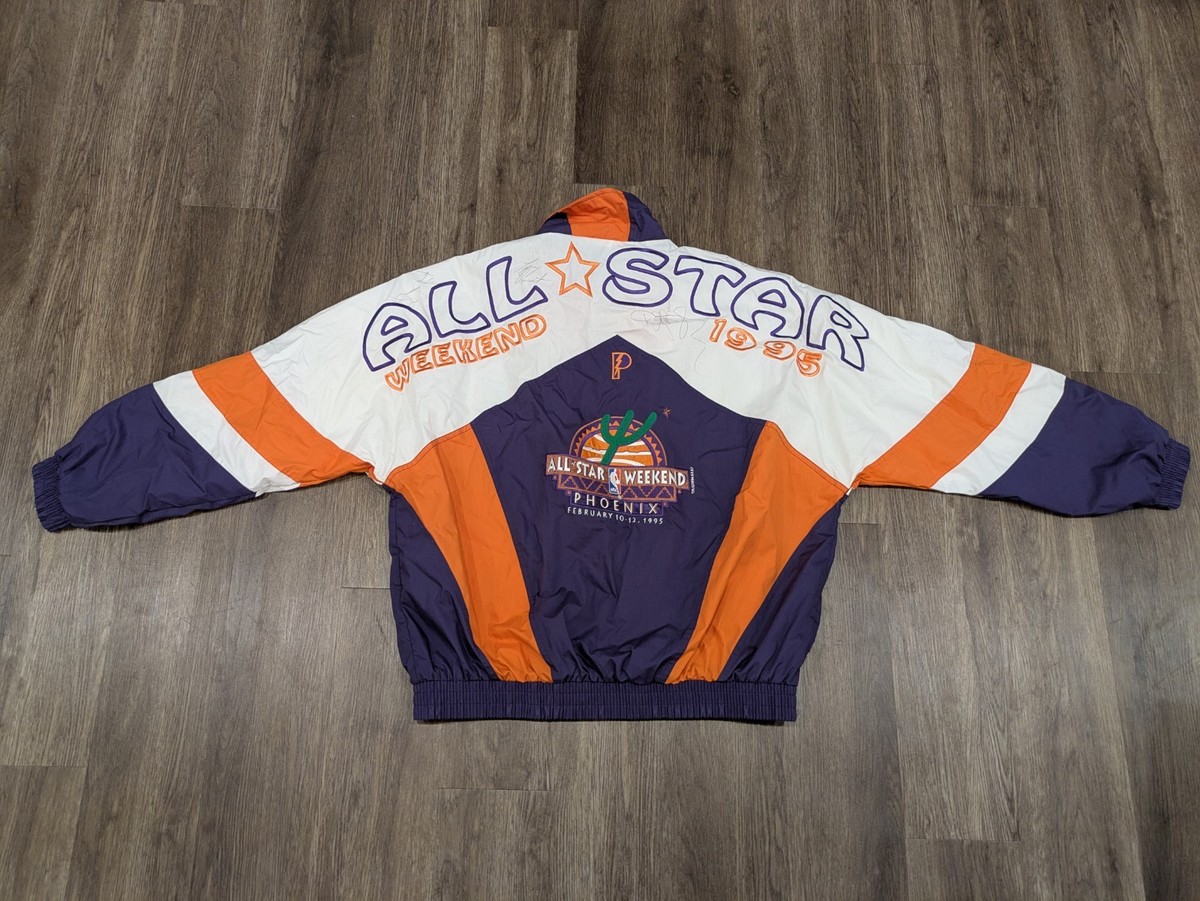 SIGNED Vintage NBA All-Star Weekend Phoenix Pro Player Jacket 1995