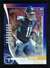 2019 Panini Absolute Rookie Blue Spectrum 41/50 AJ Brown #101 0d44