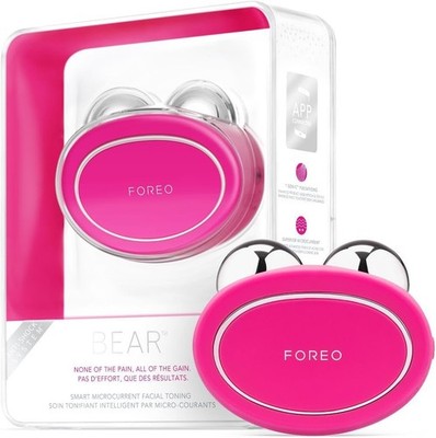 FOREO BEAR  advanced microcurrent facial toning device & sculpting tool Fuschia