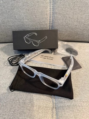 xK one Pro AI Smart Glasses Transition HD Video, Bluetooth + Voice Assistant