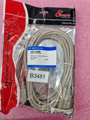 Agilent No;7910046300 DB9 strght thru data cbl m-f,5mtr,1/p     B   3481    181