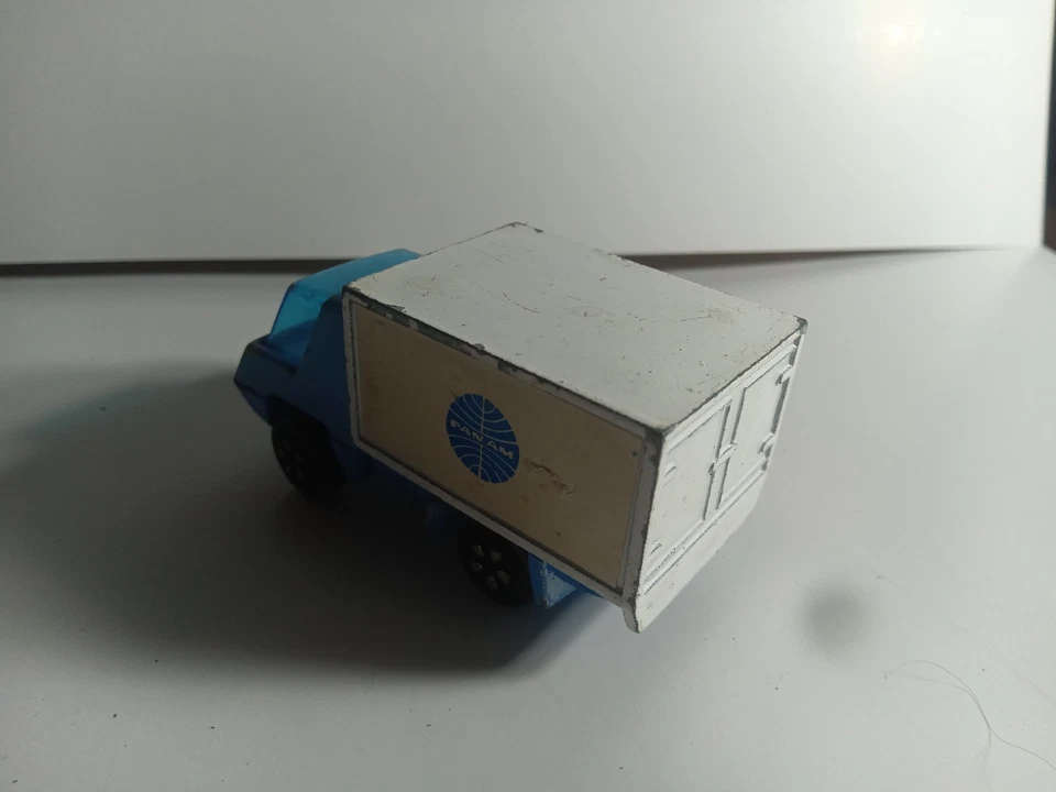 Винтажный 1970-е Playart "Peelers" Pan-Am Airlines Грузовик Доставки Отдельный 1/64 - Изображение 2 из 4