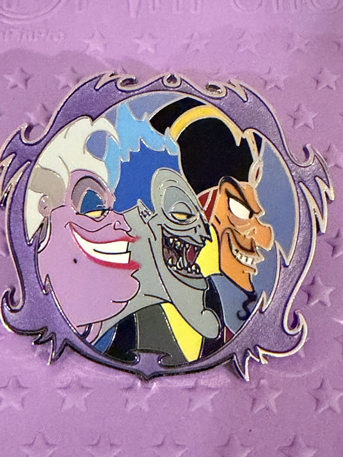 2025 Disney Parks Villains Frame Ursula Hades Jafar OE Pin