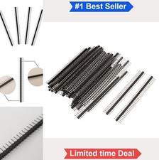60 Pieces Breakaway Pin Header 40 Pin 2.54mm Straight Single Row Male Connector