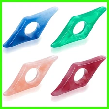 4 Pcs Thumb Page Holder for Reading, 4 Colors Resin Thumb Book Holder Thumbs Boo