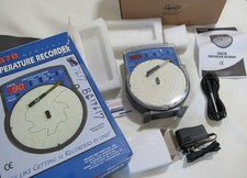 Supco CR87B 6" Temperature Chart Recorder w/ External Probe & LED Display Fahren