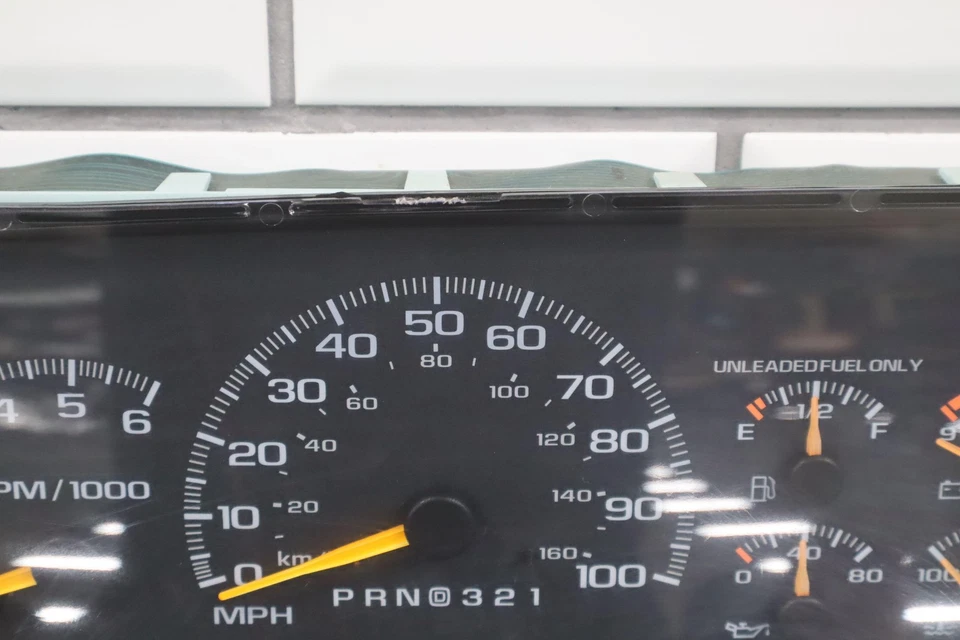 Комплект спидометра для внедорожника Chevy GMC GMT400 95–98 100 миль/ч 163K от оригинального производителя - Изображение 4 из 4