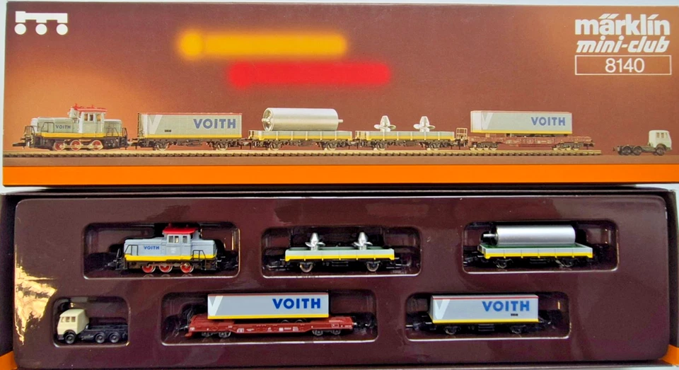 Märklin Miniclub Spur Z 8140 Werkszug VOITH BR 260 6 tlg der DB in OVP/2513