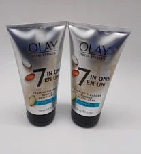 Olay Total Effects 7-in-1 Anti-Aging Foaming Cleanser 5 oz (2 Pack) | Face Wash