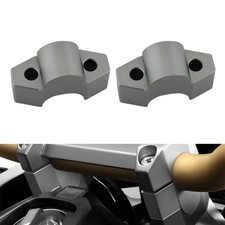 2pz Adattatore Supporto Morsetto Rialzo Manubrio Titanio per Honda X-ADV 750 tutti gli anni
