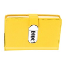 A6 Diary with Lock Journal with Lock Cute Leather Notebook Journal Yellow