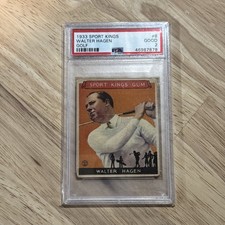 WALTER HAGEN 1933 Goudey Gum Sport Kings #8 PSA 2 WORLD GOLF HOF PREWAR