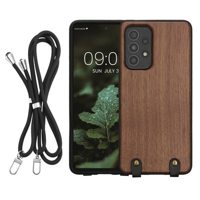 Necklace Case für Samsung Galaxy A53 5G Hülle - Holz TPU Cover