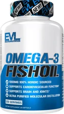 Omega 3 Fish Oil Capsules 3x Strength EPA & DHA, Highest Potency 120Pills