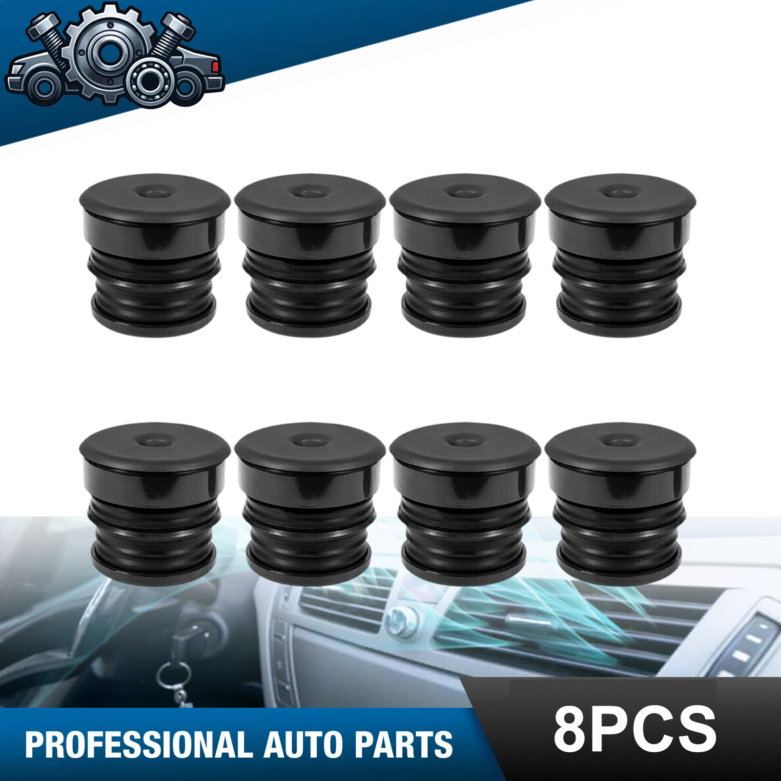 Silicone Body Mount Bushing Kit For 2008-2016 Ford F250 F350 Super Duty Crew Cab