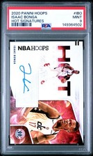 Isaac Bonga - 2020 Panini Hoops Hot Signatures  PSA 9