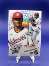 2022 Topps Pristine Fresh Faces #FF-7 Josiah Gray RC Rookie Nationals