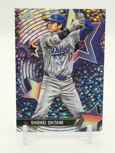 2025 Topps Cosmic Chrome Starfractor #SF-14 Shohei Ohtani Dodgers