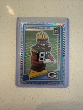 2025 Donruss Optic Savion Williams Rated RC Rocket Emoji SP CASE HIT #221