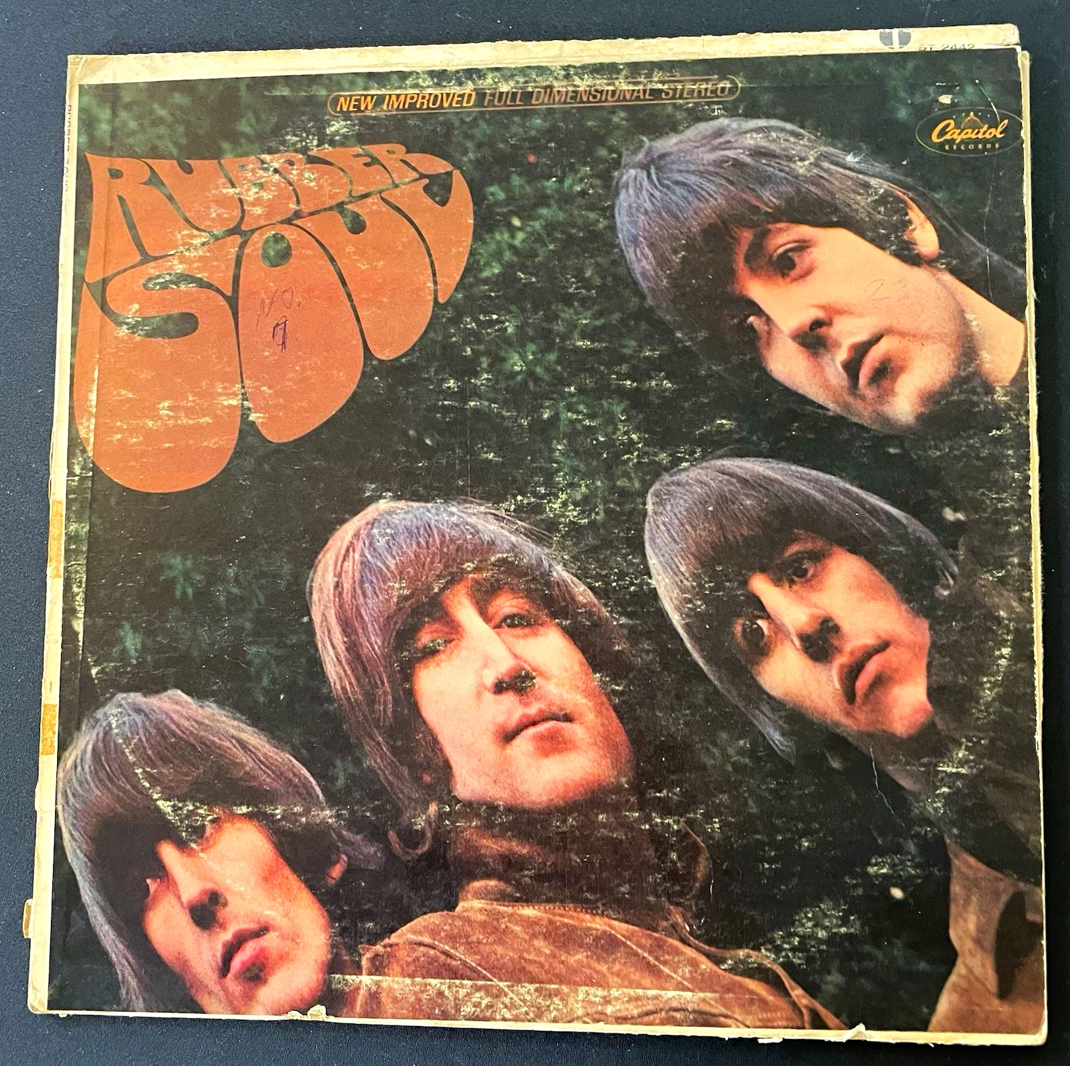 The Beatles Rubber Soul Capitol ST-2442 Stereo 12" 33RPM Black Vinyl LP