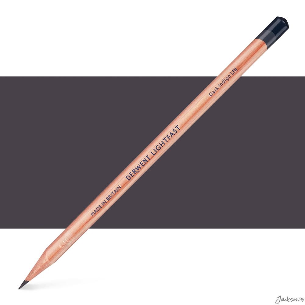 Derwent Lightfast Colour Pencil Oil Based Dark Indigo Artist Drawing