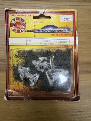 Grenadier Miniatures Undead Warriors #917 Fantasy Warriors Dungeons & Dragons