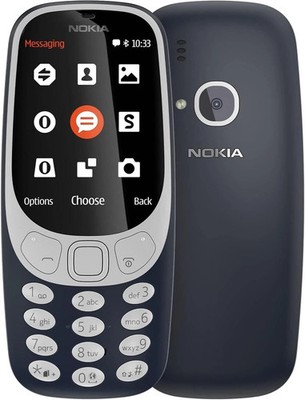 Nokia 3310 Dual SIM Handy 2G 2,4 Zoll Farbdisplay 2MP  Simlock frei Dunkelblau