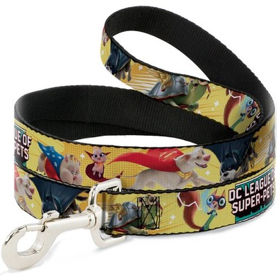 Dog Leash 6-FEET DC LEAGUE OF SUPER-PETS 6-Superhero Pet Poses Colla (US IMPORT)