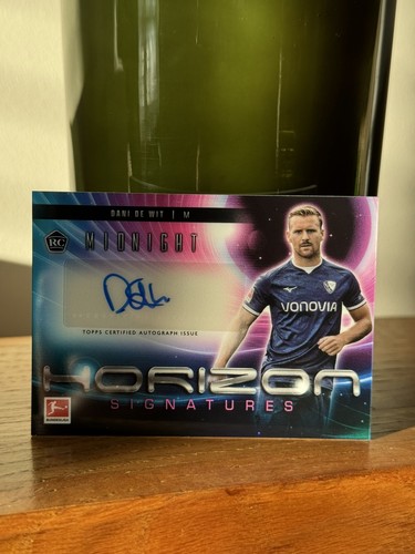Topps Bundesliga Midnight Dani de Wit RC Rookie Auto Card VFL Bochum