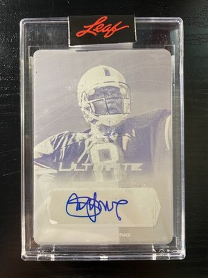 2021 Leaf Ultimate Sports - Steve Young #AM-SY1 Signatures Printing Plate 1/1