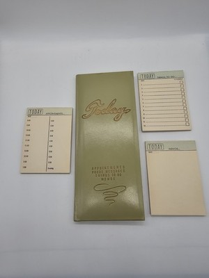 Vintage 1960 s Pale Green Appointments Phone Messages Memos Phone Messages Pads
