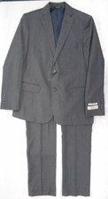 Boys T.O. Gray Jacket  Pants 2PC. Suit Husky Sizes 14 - 20