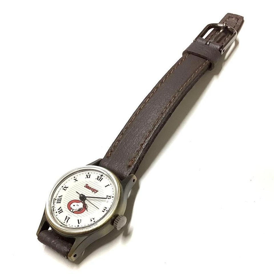 Citizen Snoopy Peanuts Hand Wind Vintage Watch 80s  Old Stock Rare - Image 2 of 4