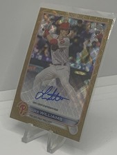 Topps 2022 Chrome Luke Williams #RA-LW Gold Refractor /50 Autograph Phillies
