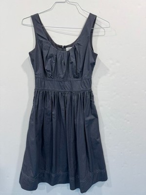 Barneys New York Sleeveless 100% Cotton Dress Size 2 - Shadow Blue