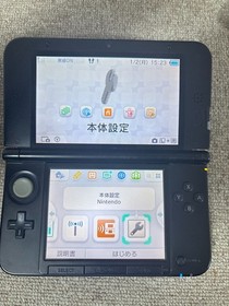 3DS LL XL red  black Japan Nintendo Console Japanese B187