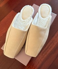 NWB Sarto Suede Sand Slippers sz 9.5; 10