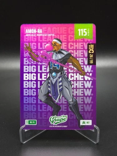 Amon-Ra St. Brown Bo Jackson Battle Arena Big League Chew Alt Purple NSCC #26/99