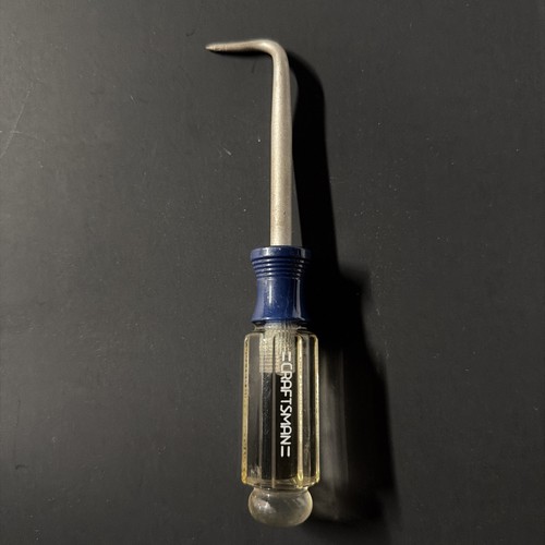 Vintage SEARS =Craftsman= Cotter Pin Extractor 4319 WF Made in USA Clear & Blue