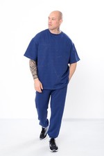 Men s Oversized Tee Drawstring Pants Set Comfortable Fit Stylish Design...