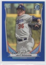 2014 Bowman Draft Chrome Blue Refractor 269/399 Jeff Brigham #CDP66 0f8