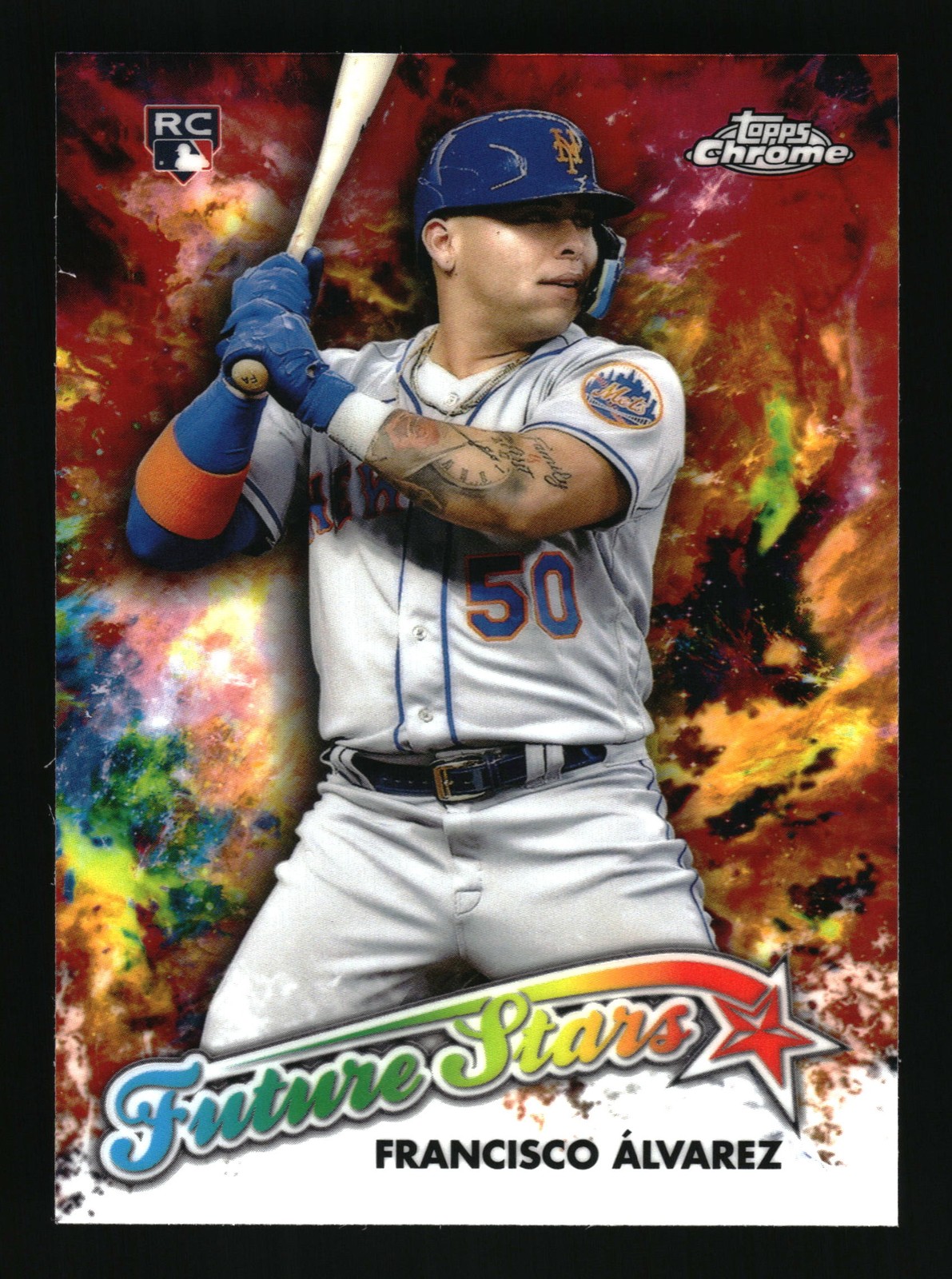 2023 Topps Chrome Future Stars Francisco Alvarez #FS-17 New York Mets RC