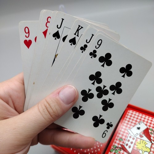 Vintage Hallmark Bridge Playing Cards "Playing For Peanuts" Snoopy Woodstock - Picture 7 of 8